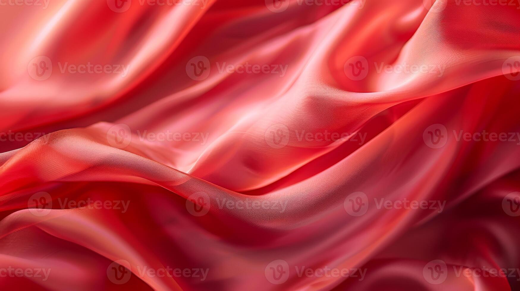 Smooth Pink and Red Silk Fabric Background with Flowing Texture, Perfect for Print Design, Posters, and Invitations photo