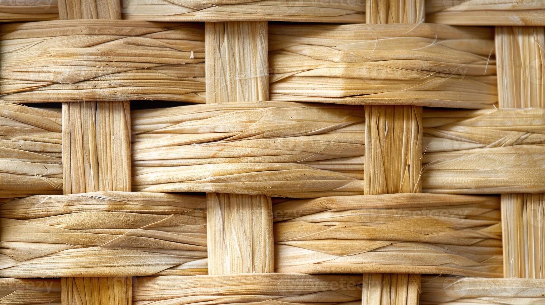 Detailed View of Natural Woven Wicker Basket Texture for Design Backgrounds and Craft Projects photo