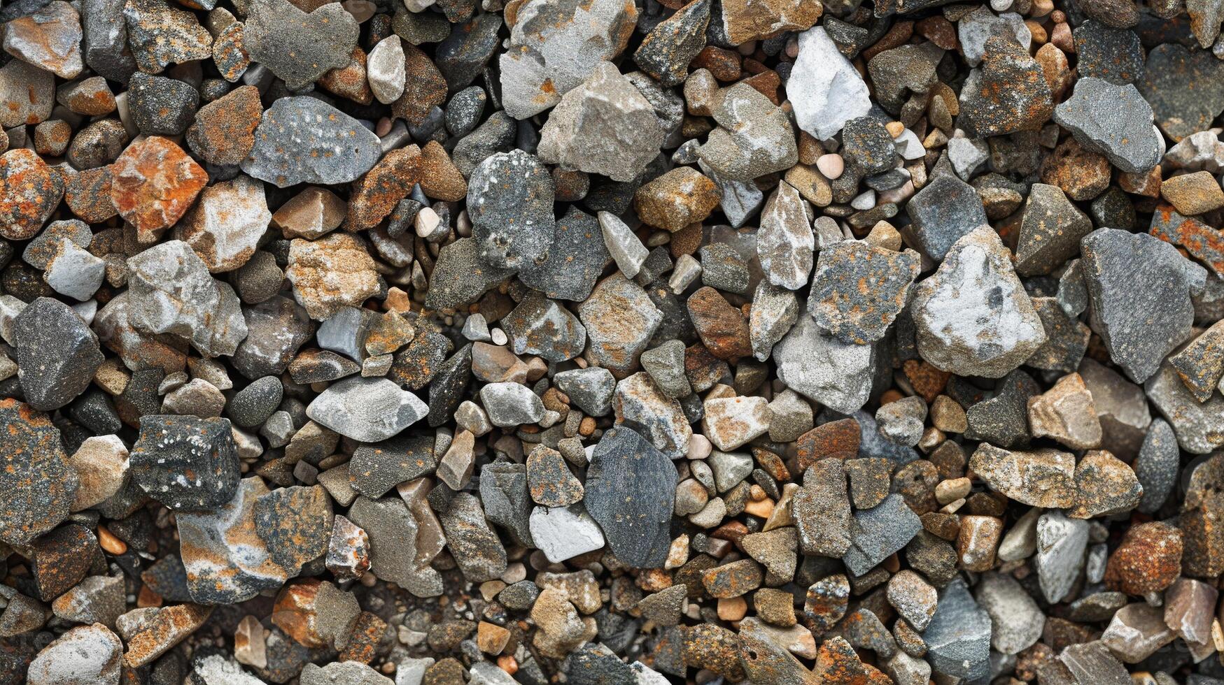 A stack of rocks arranged vertically on the ground photo