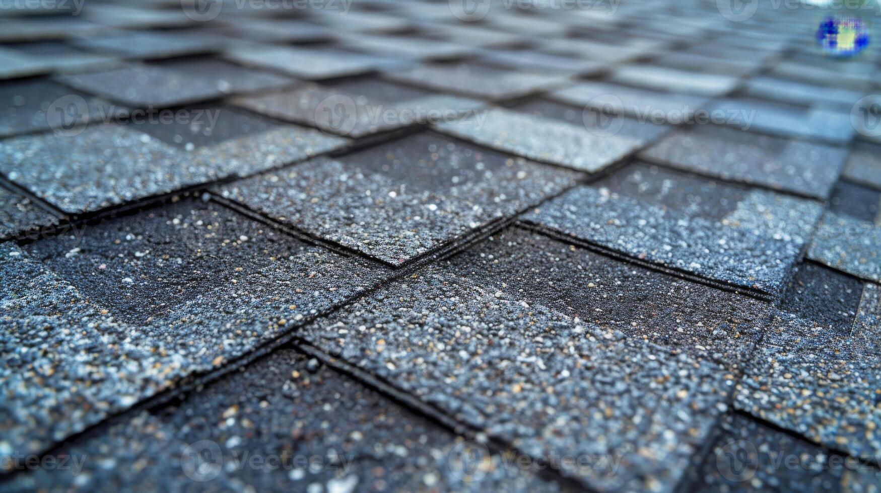 Textured Asphalt Shingle Roof Close-Up, Versatile Design for Architects, Builders, and Roofing Contractors photo