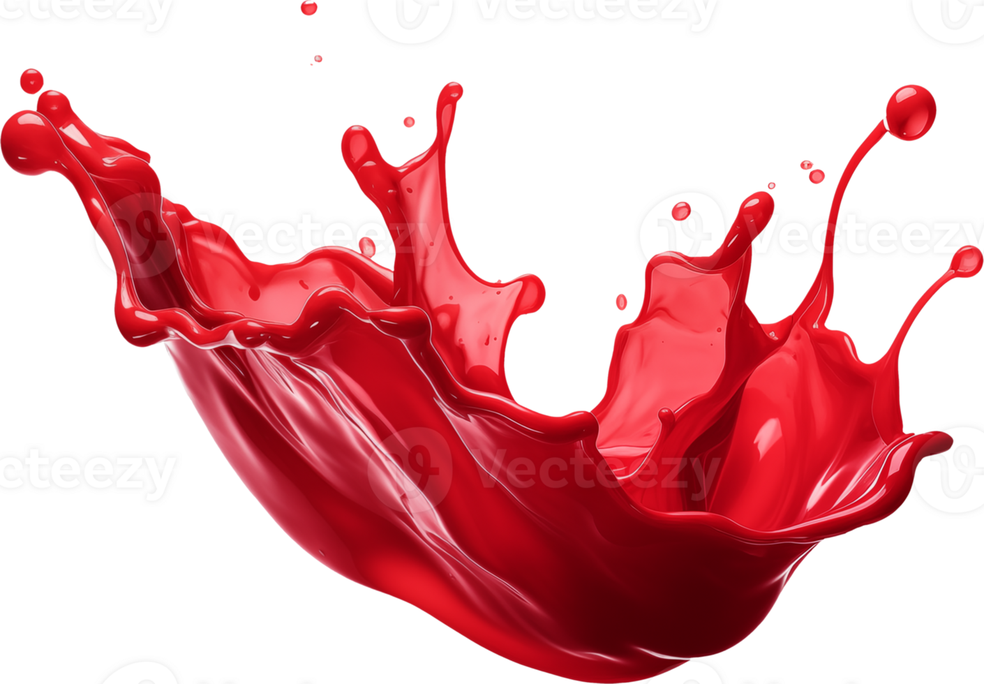 Red juice liquid splash png
