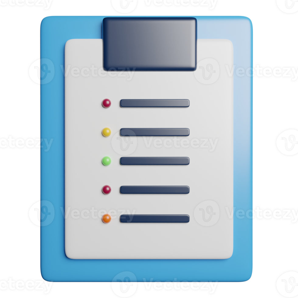 Clipboard Document List png