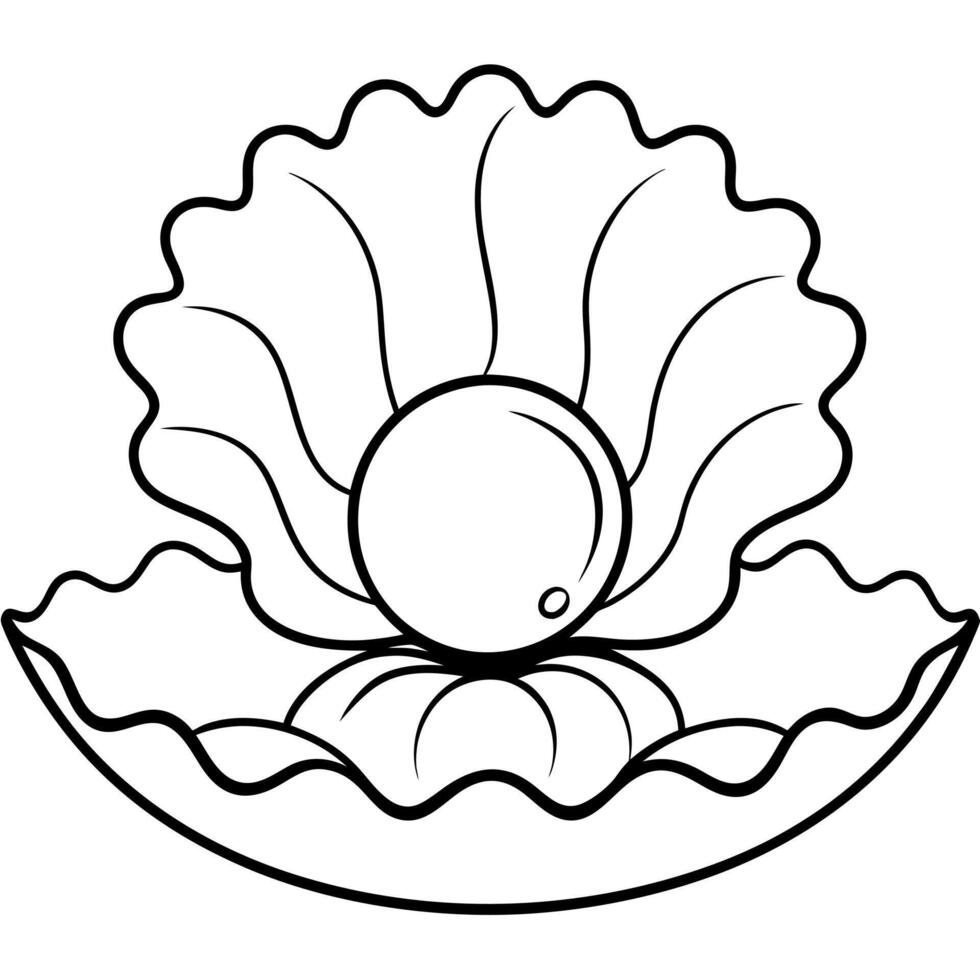 Ocean Oasis Coloring Pages vector