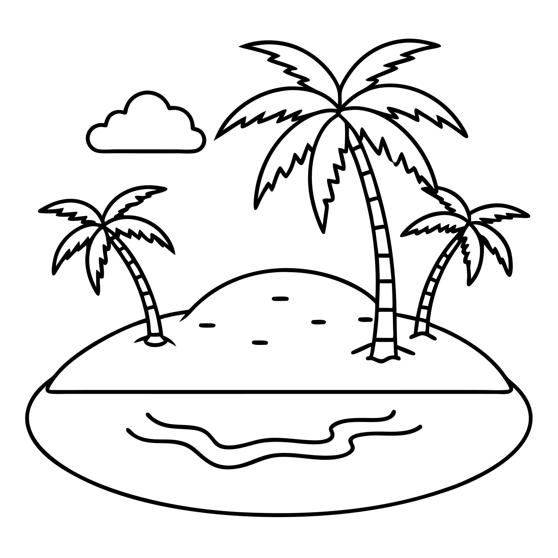 Ocean Oasis Coloring Pages For Kids Coloring Book 46842248 Vector Art