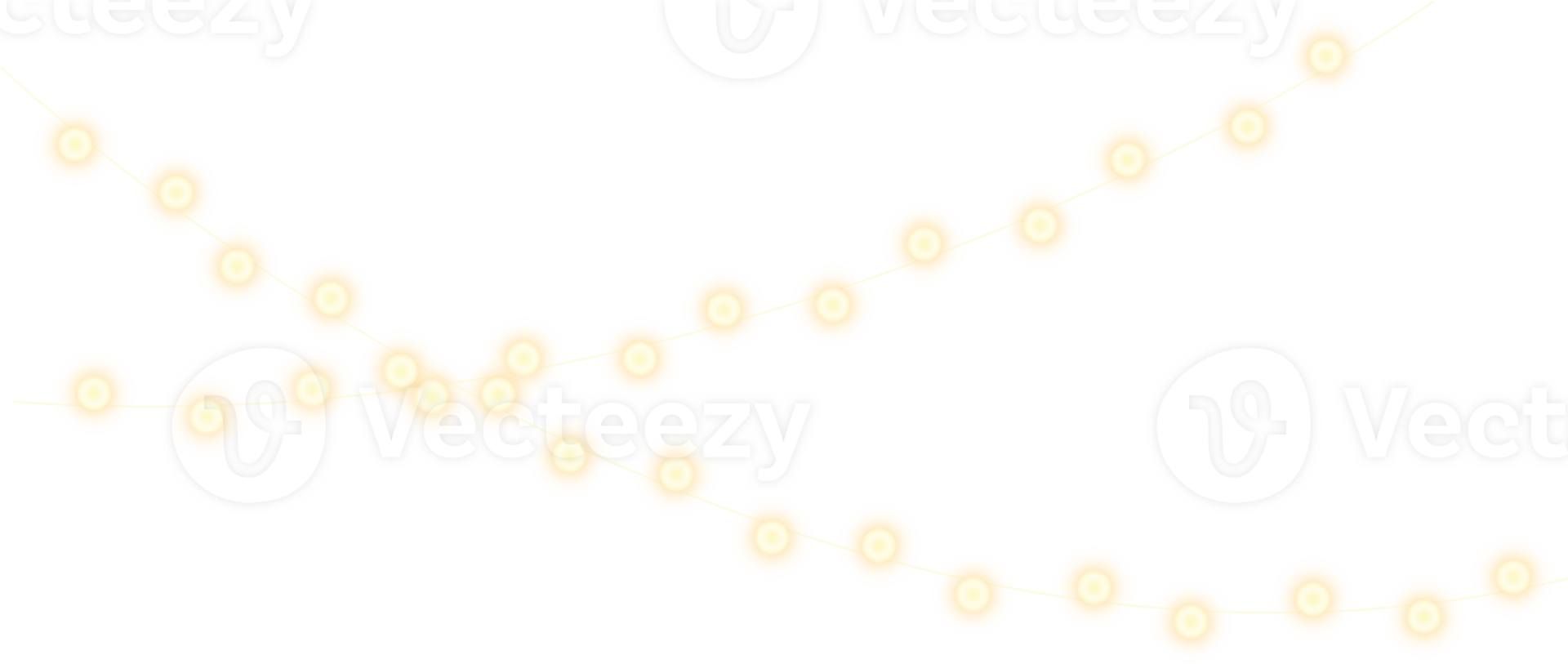 String lights in the night. Christmas lamp hanging. png