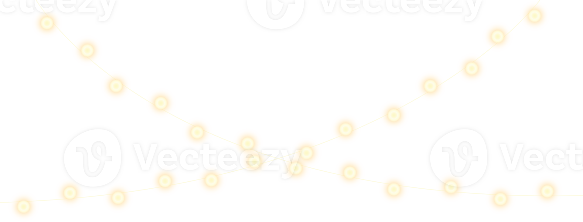 String lights in the night. Christmas lamp hanging. png