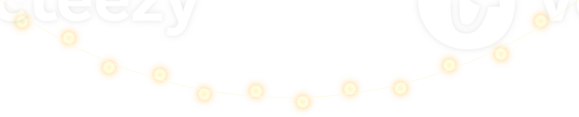 String lights in the night. Christmas lamp hanging. png