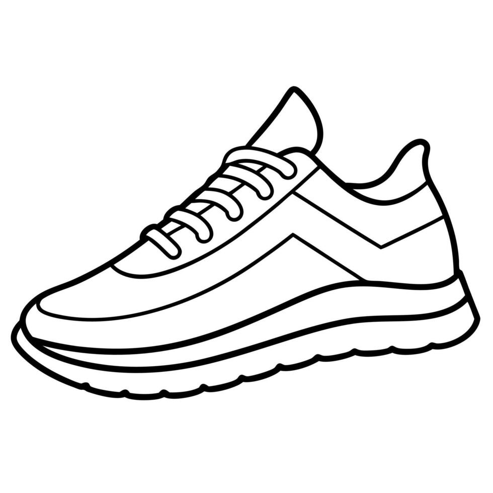 Sneaker Design Coloring Book vector