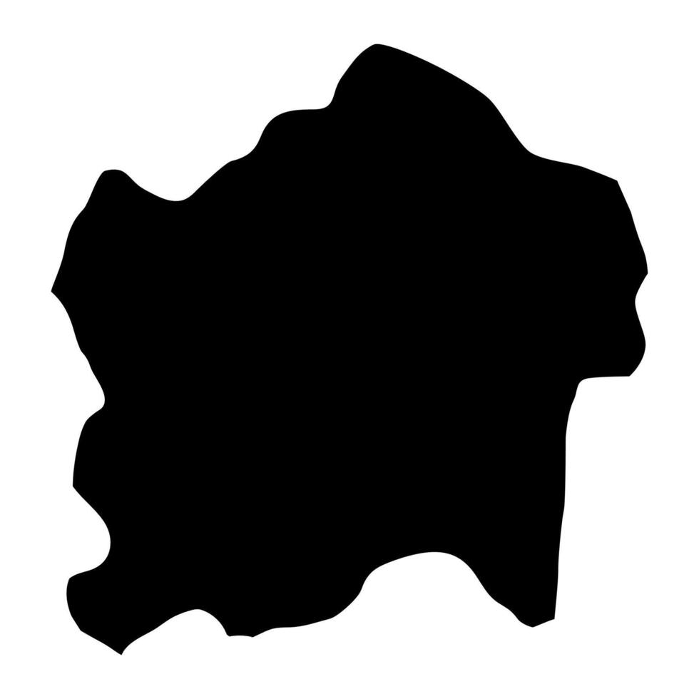 Kigali map, administrative division of Rwanda. illustration. vector