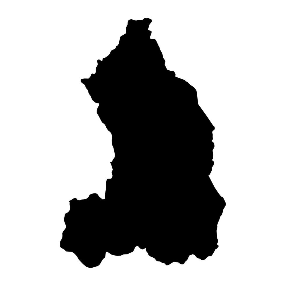 Eastern Province map, administrative division of Rwanda. illustration. vector