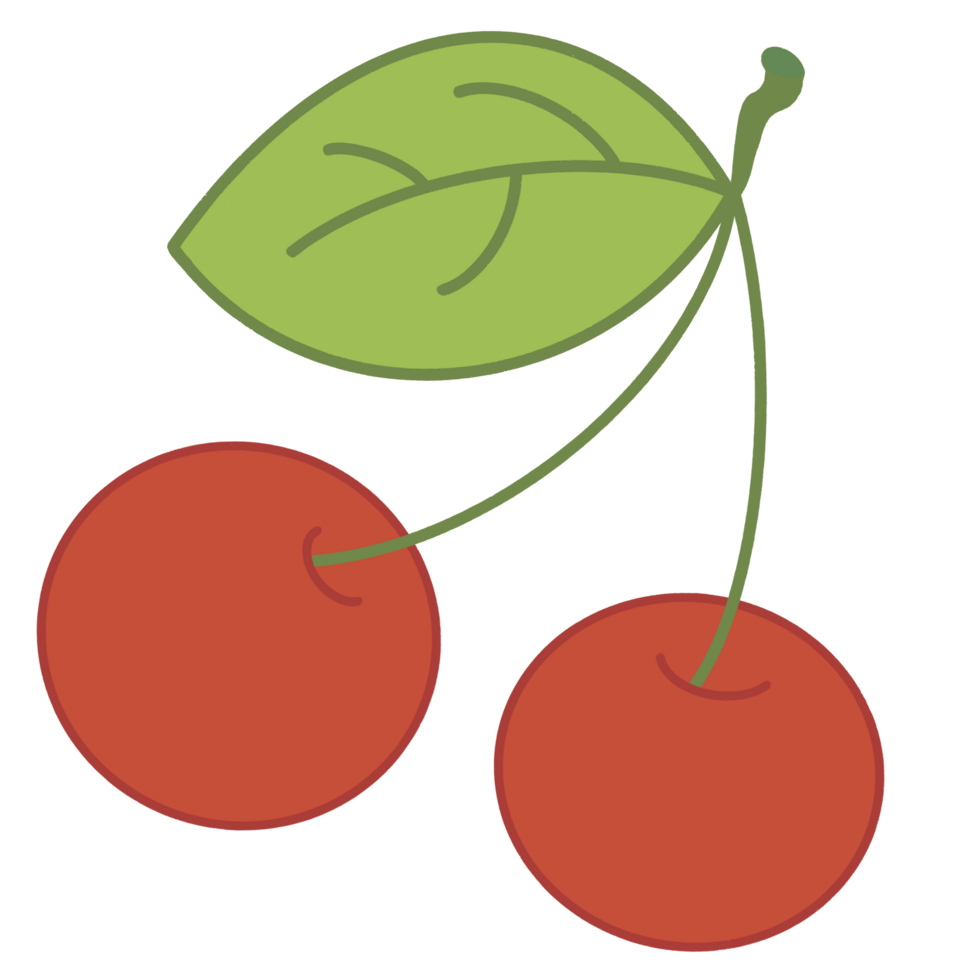 Cherry Fruit Leaf png