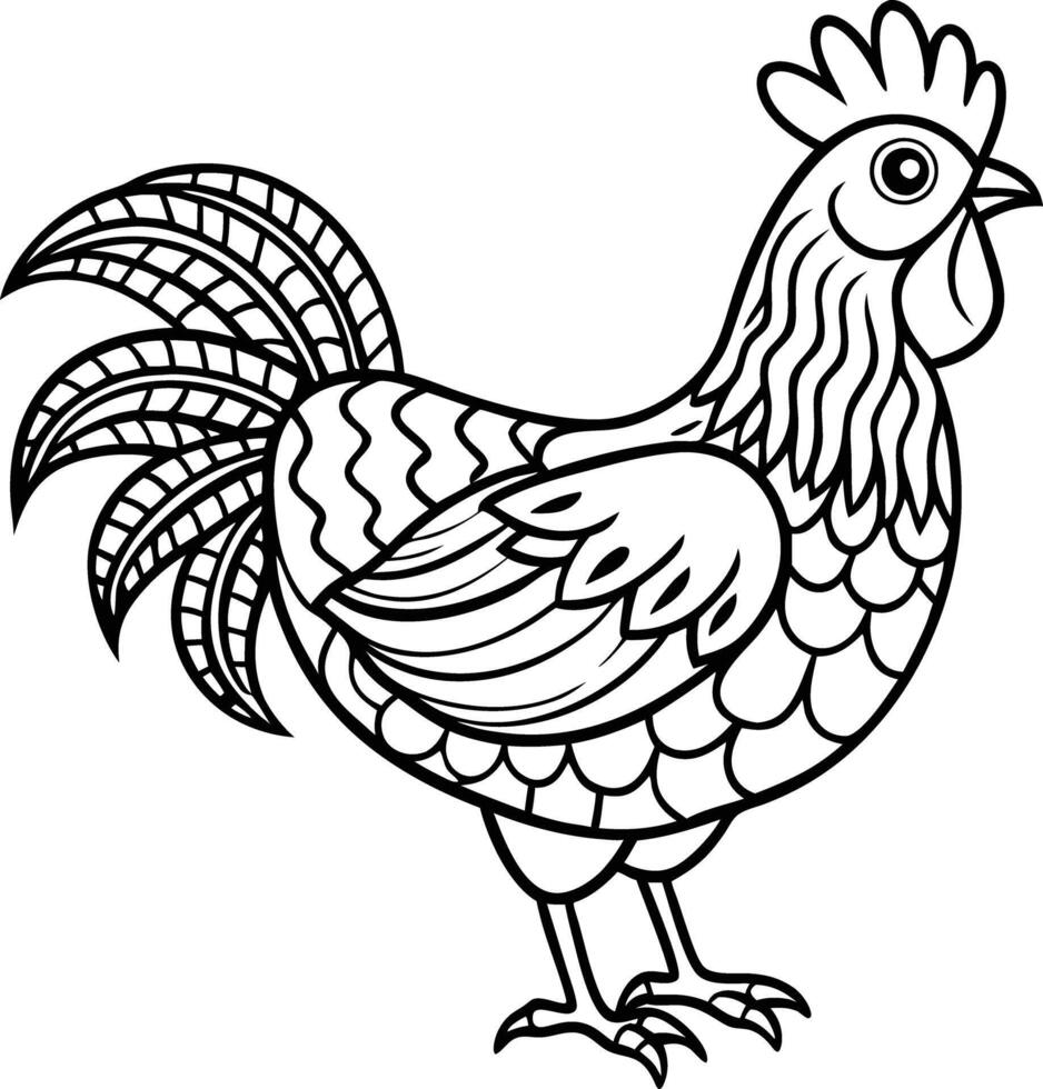 animal mandala coloring pages for stress relief vector