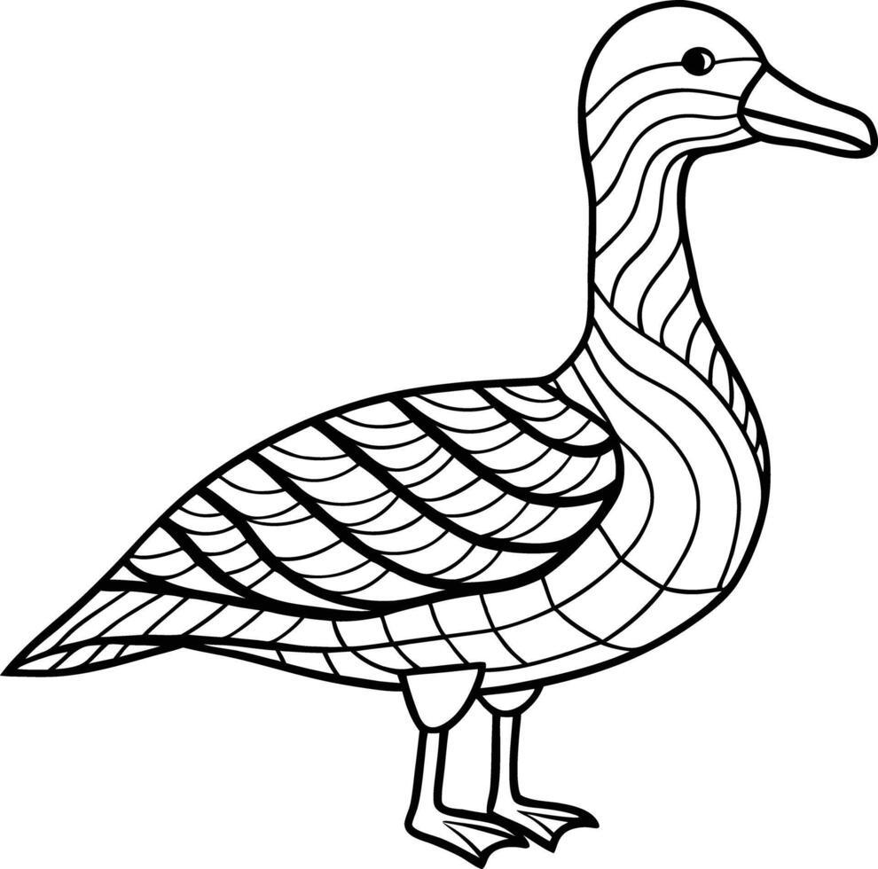 animal mandala coloring pages for stress relief vector