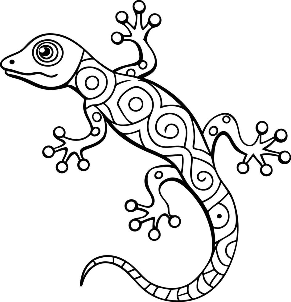 animal mandala coloring pages for stress relief vector