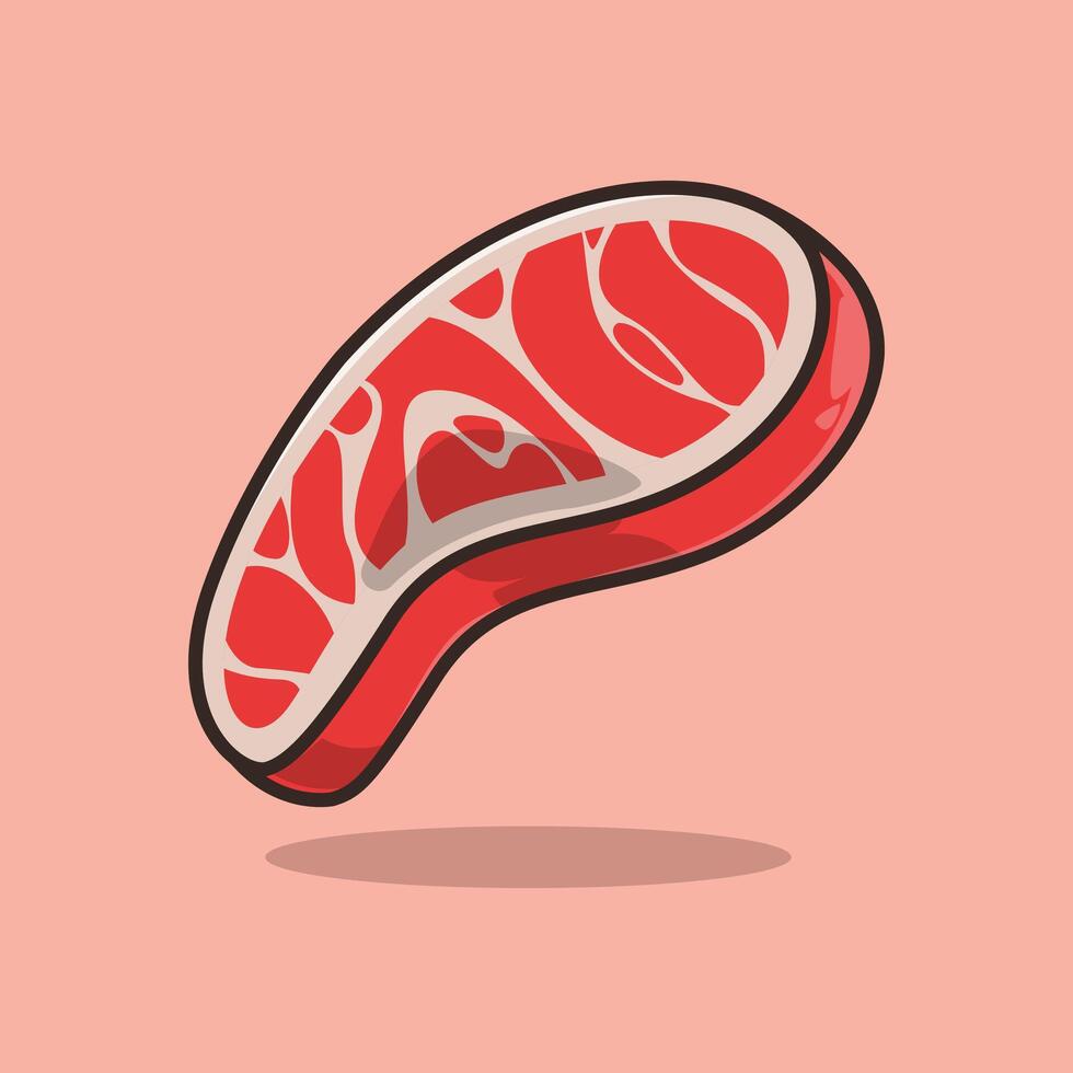 Beef Cut Illustration. Food and Beverage Illustration Theme. vector