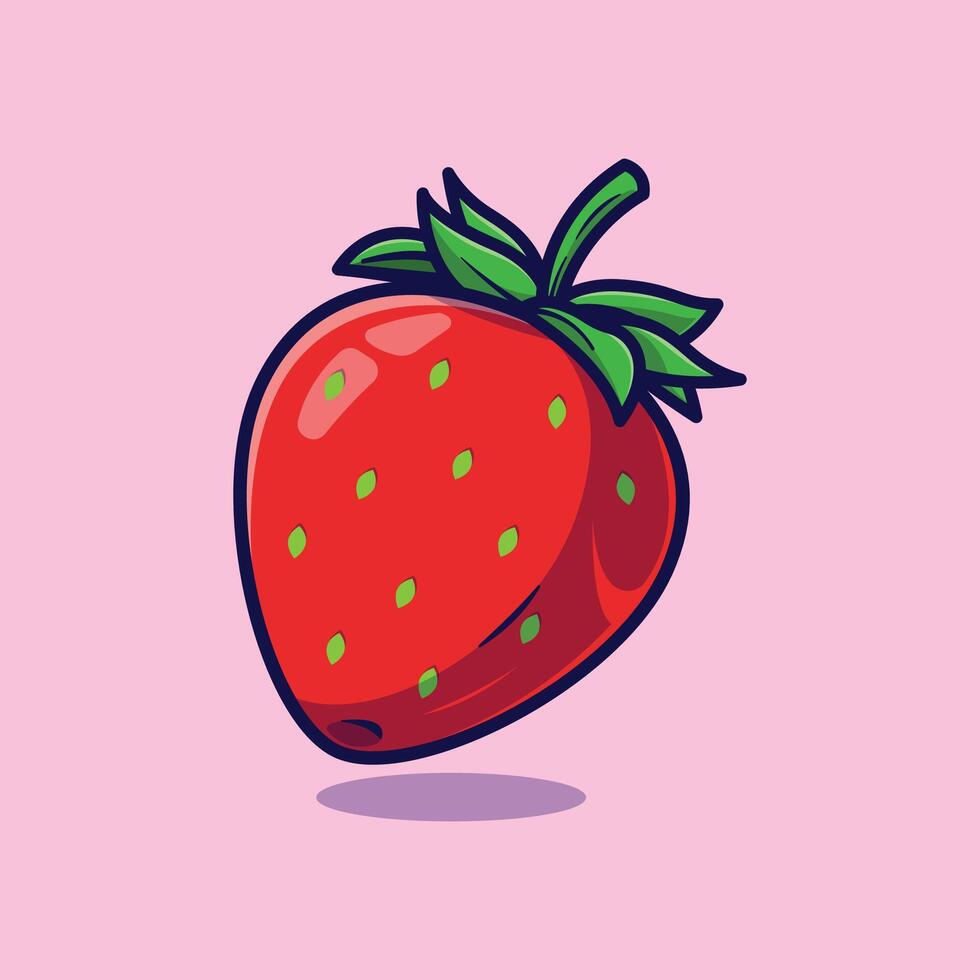 Fresh Strawberry Illustration vector
