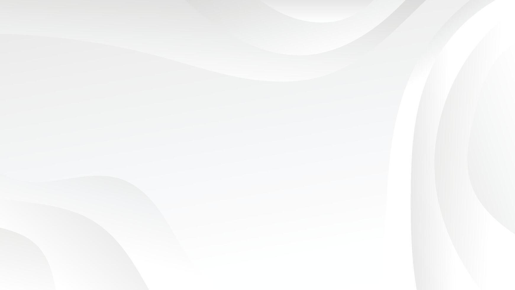 abstract white background with curve shape vector