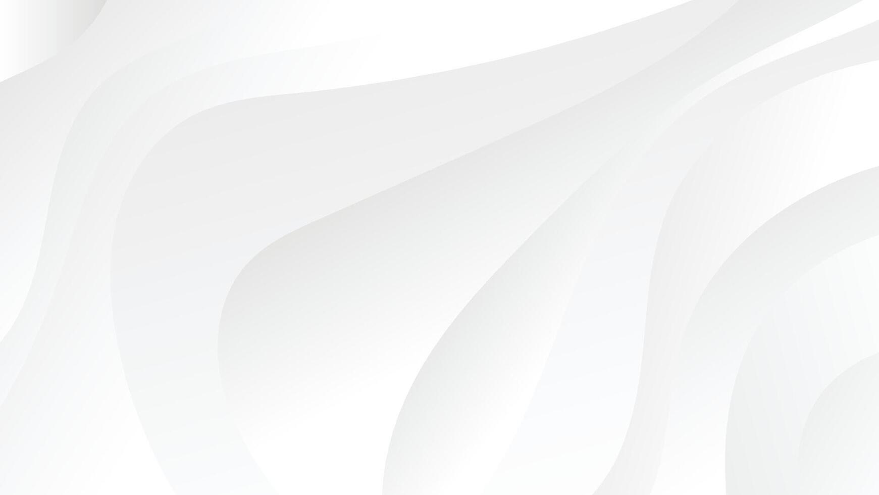 abstract white background with curve shape vector