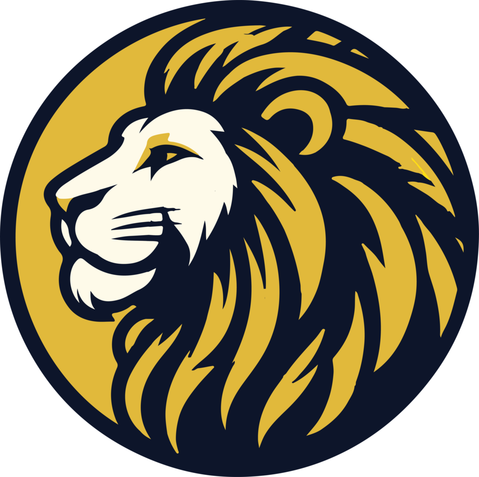 Lion Circular Portrait png