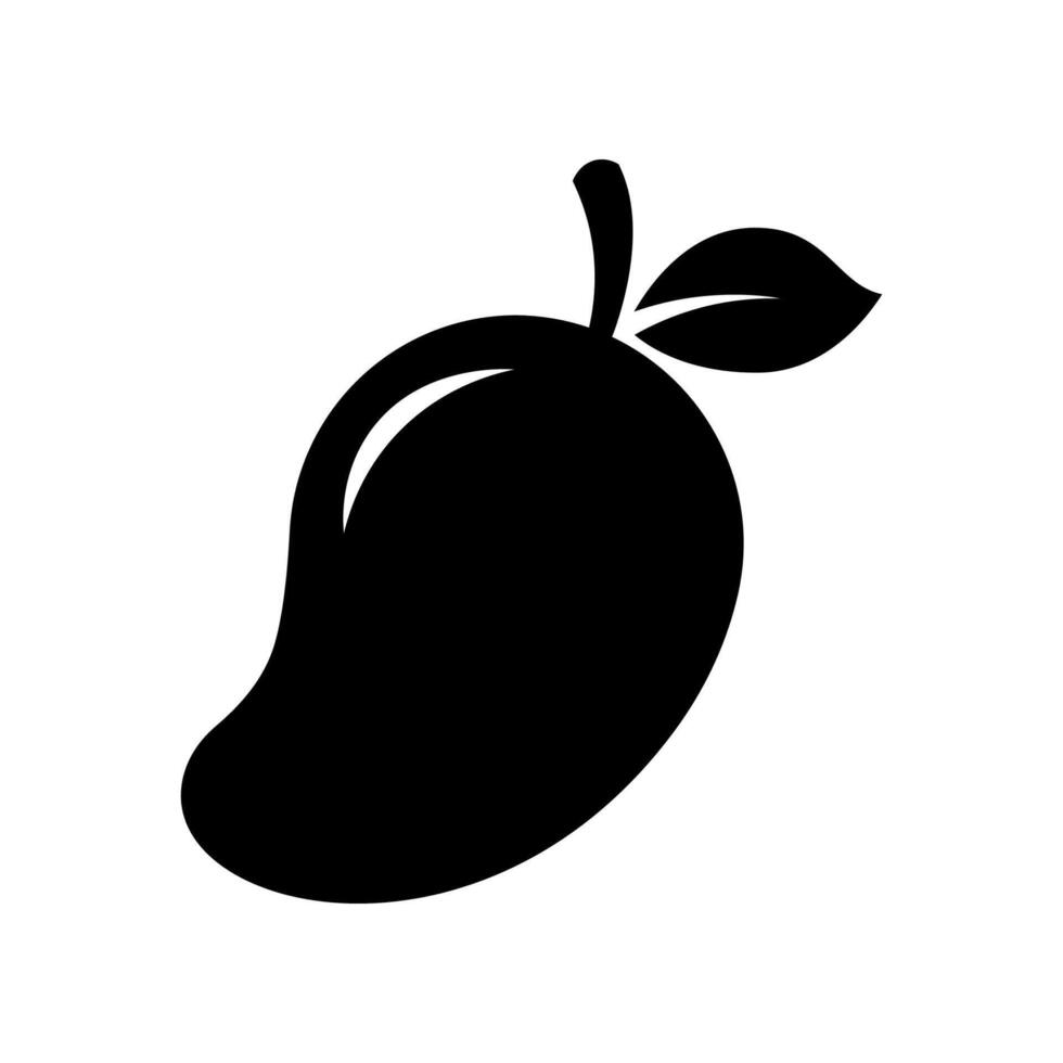 Mango icon isolated on white background. vector