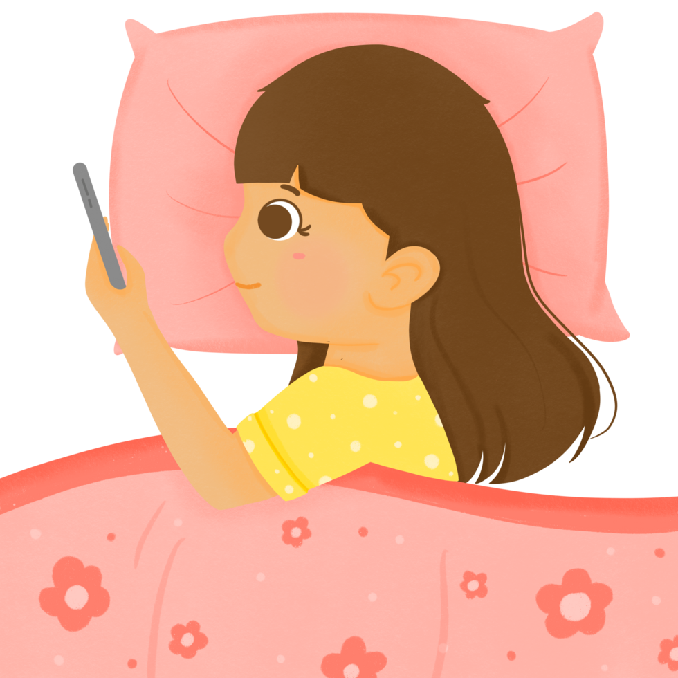 Kids with Smartphone png