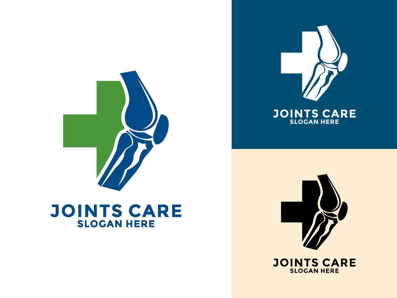 Joint bone logo , Bone Joint Logo designs concept, Knee Care logo template, Health Joints logo symbol icon vector