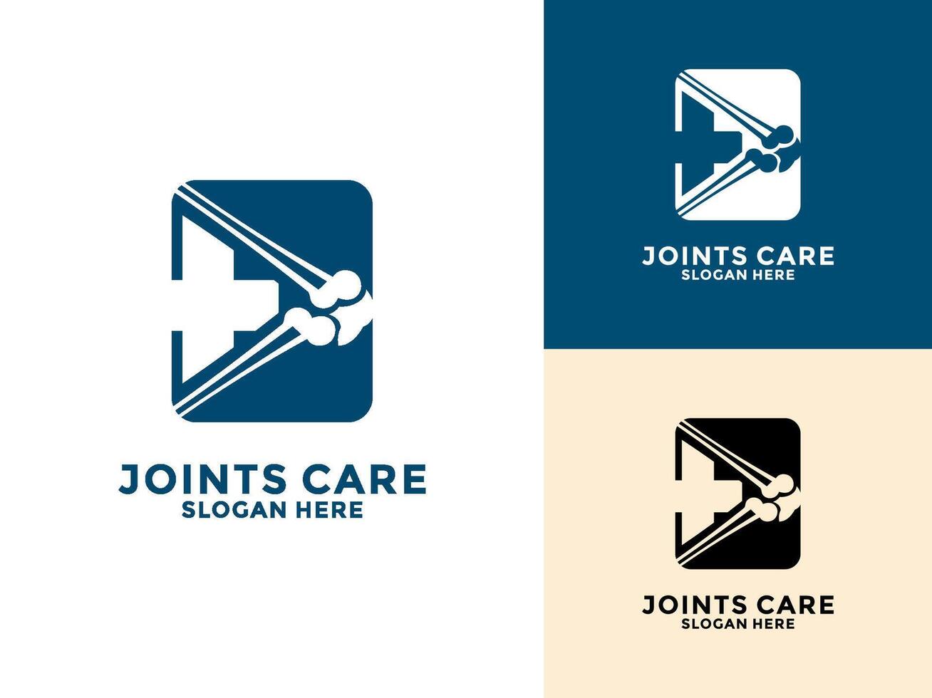 Joint bone logo , Bone Joint Logo designs concept, Knee Care logo template, Health Joints logo symbol icon vector