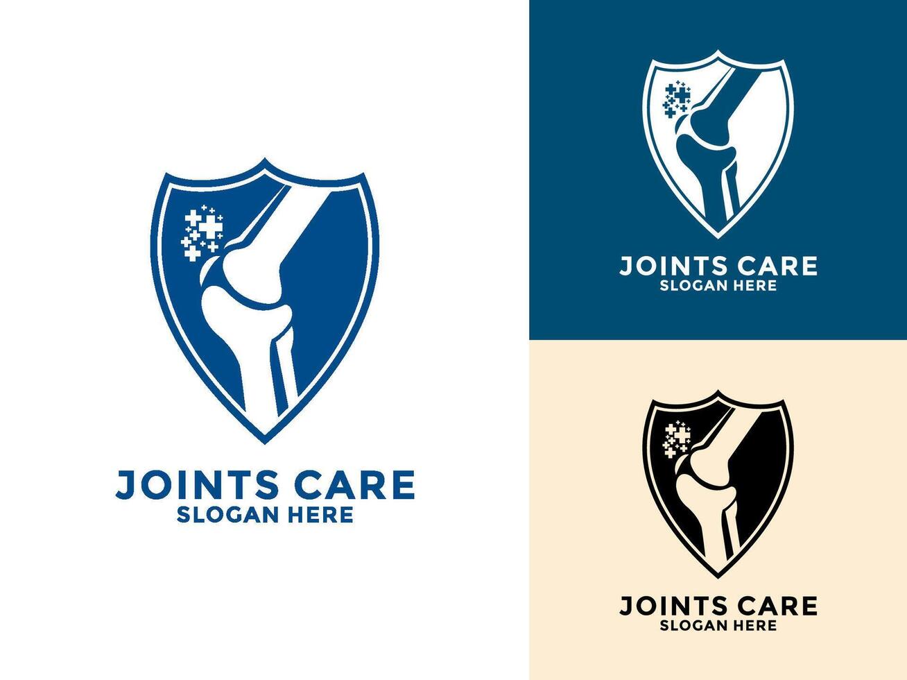 Joint bone logo , Bone Joint Logo designs concept, Knee Care logo template, Health Joints logo symbol icon vector