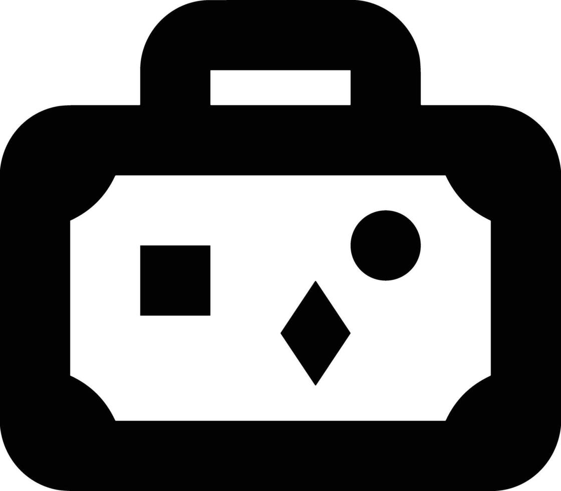 Bag icon symbol image vector