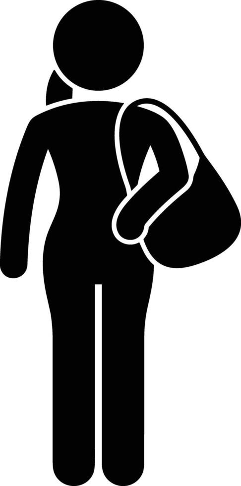 Bag icon symbol image vector