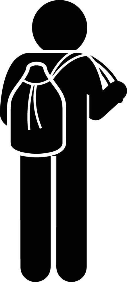 Bag icon symbol image vector
