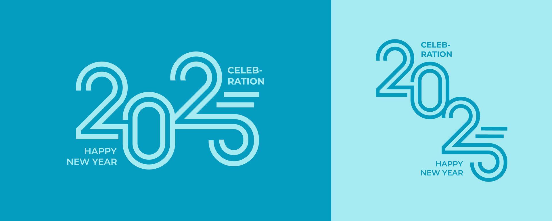2025 New Year celebration with Happy New Year