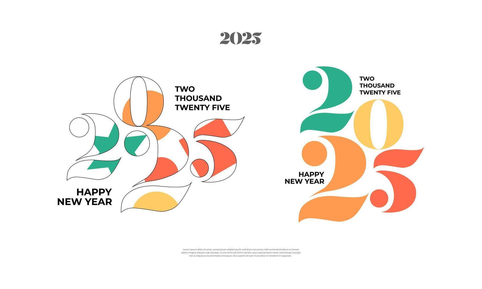 2025 New Year celebration with Happy New Year's Eve fireworks, countdown to midnight on December 31st vector