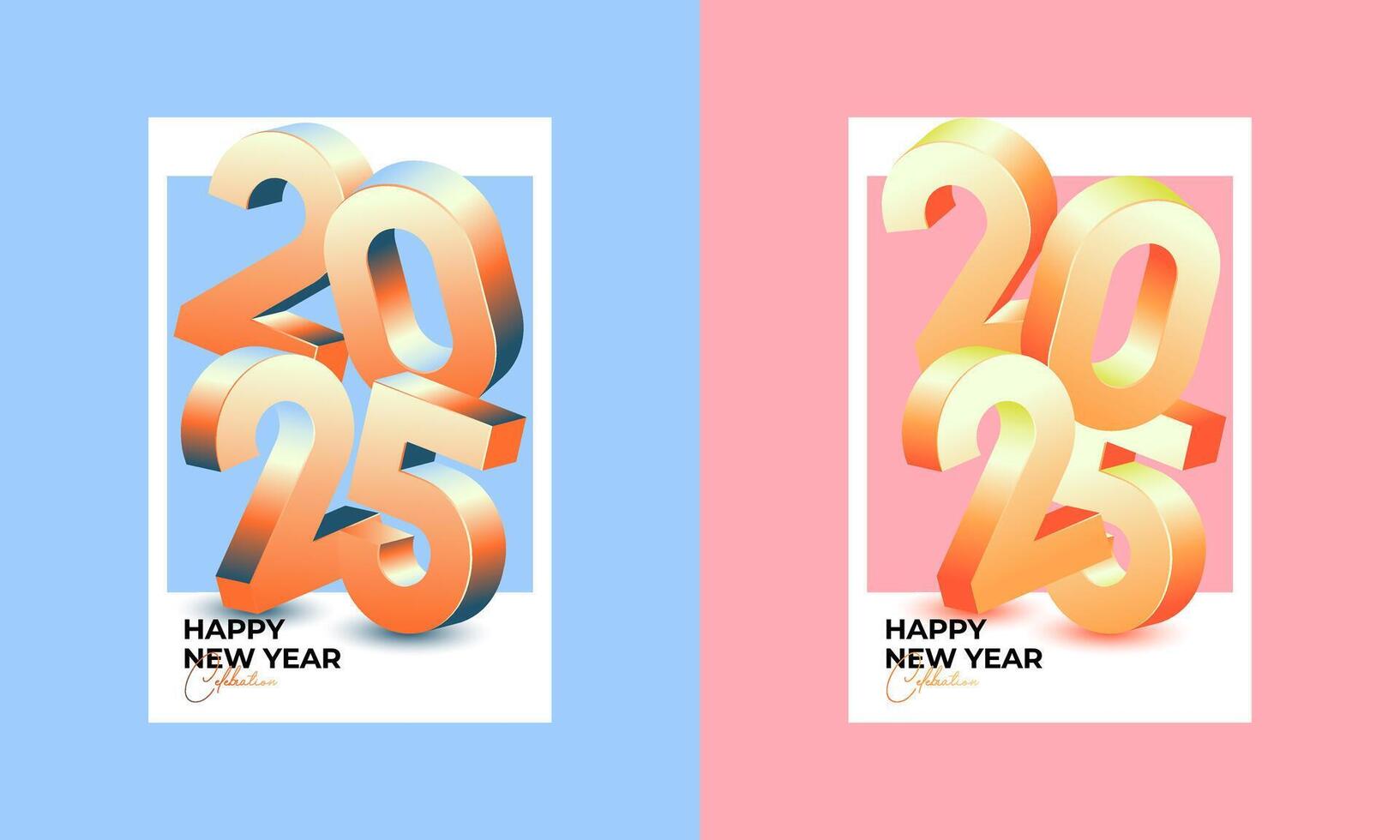 2025 New Year celebration with Happy New Year