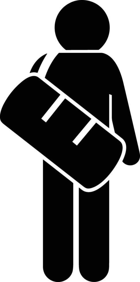 bolso icono símbolo imagen vector
