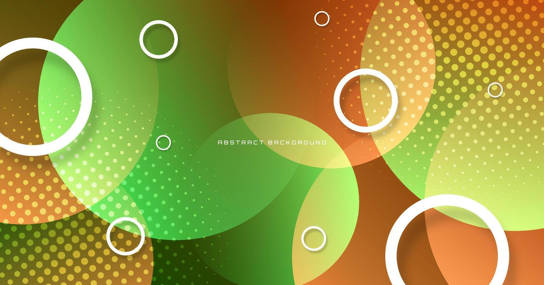 3D geometric abstract background on bright space with circles effect decoration. Graphic design element with modern shape style. Dynamic colors concept for web, flyer, poster, card, or brochure cover vector