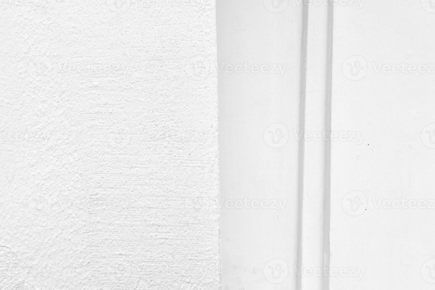 White Stucco Wall with Natural Light and Shadow Background. photo