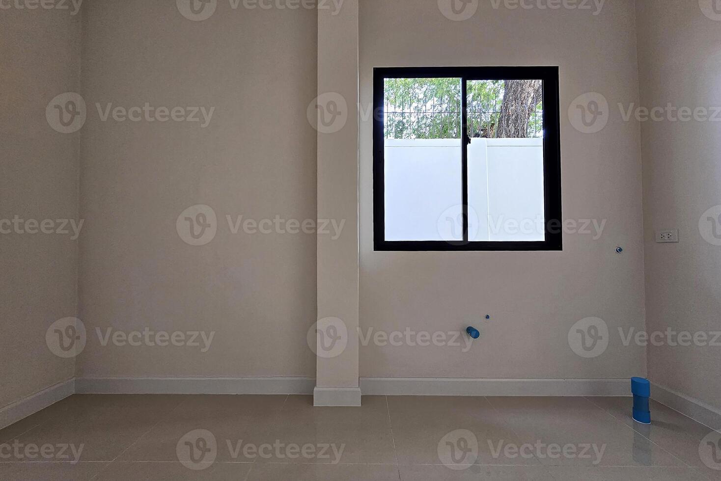 Empty Kitchen Room of New House. photo