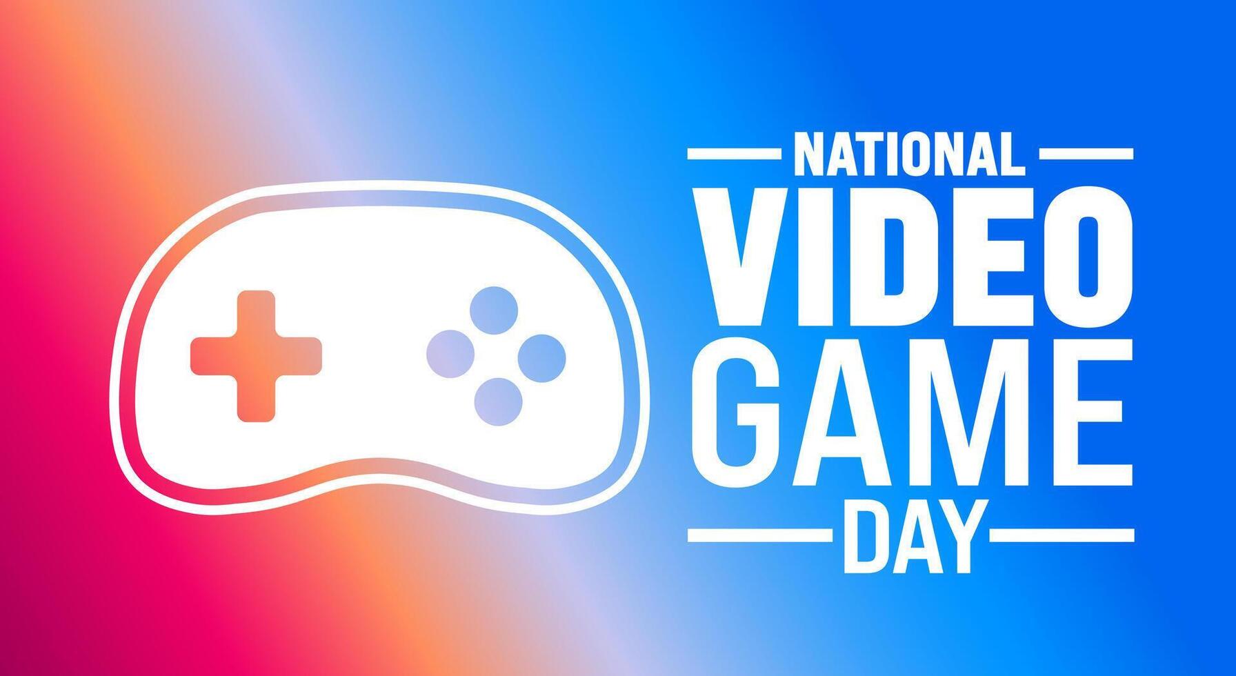 National Game Day background template. Holiday concept. Use a background, banner, placard, card, and poster design template with text inscription and standard color. vector