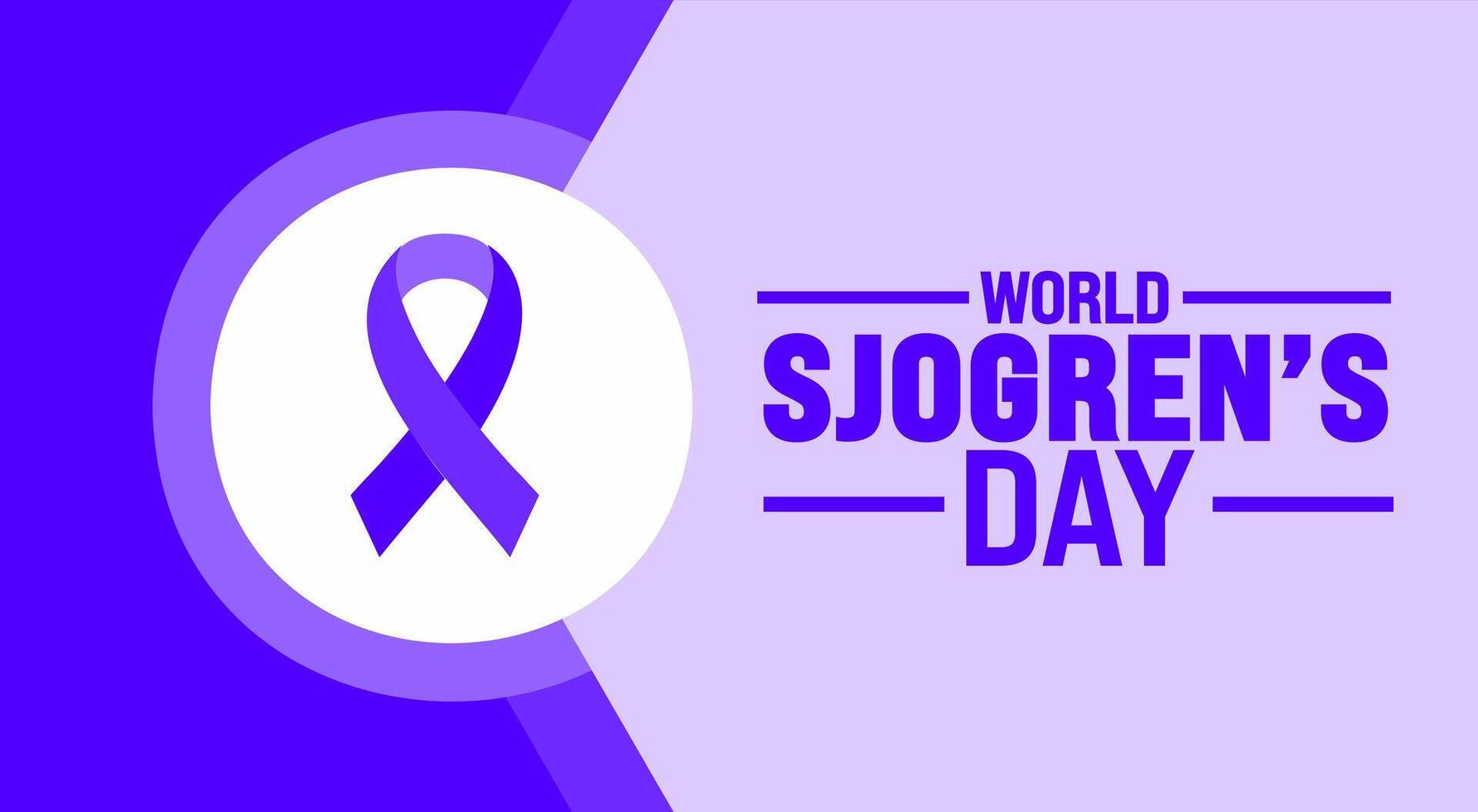 World Sjogrens Day background template. Holiday concept. Use to background, banner, placard, card, and poster design template. vector