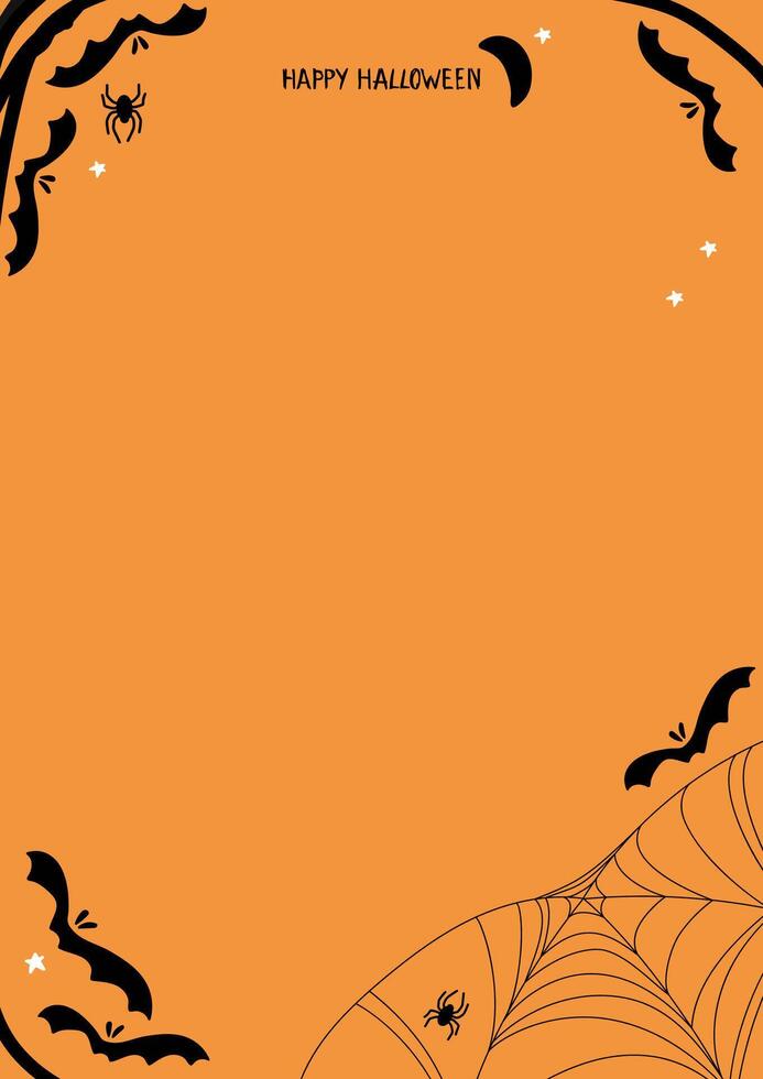 set of art banners for Halloween. vector
