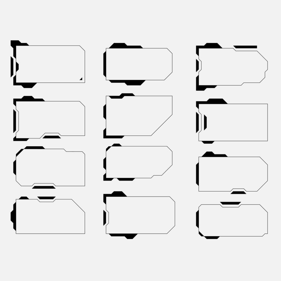 abstract hud ui gui future futuristic screen system virtual design vector