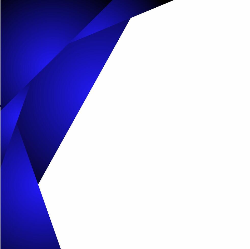 Abstract blue gradient curved shapes on white background. modern design for your website vector