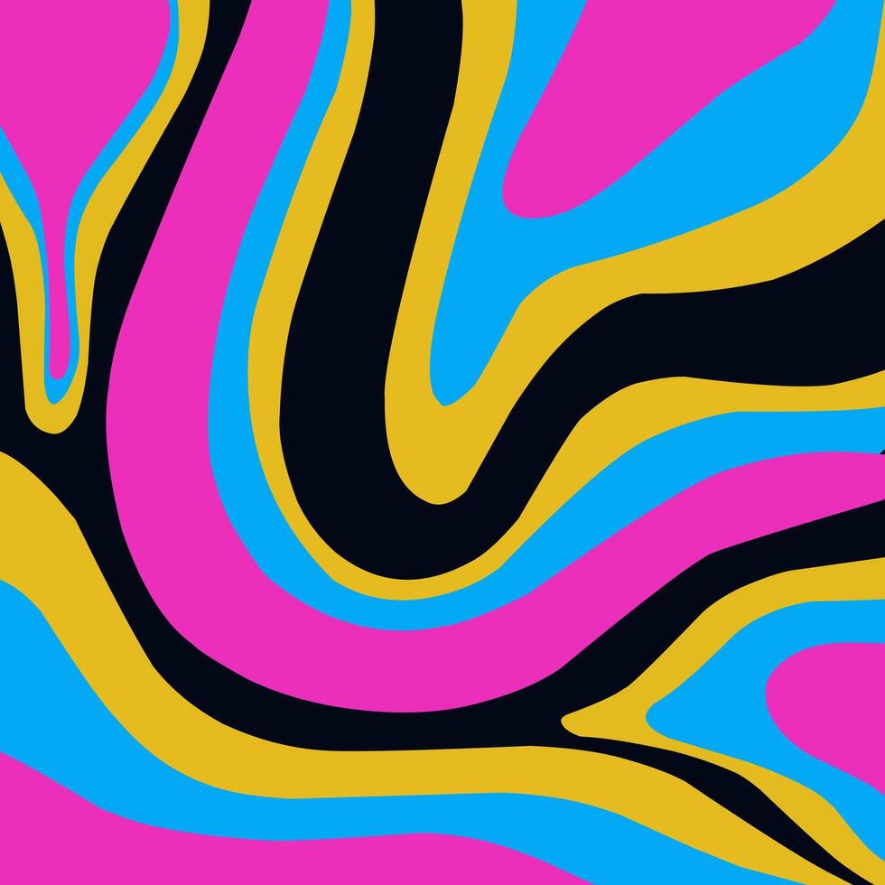70s aesthetic phone wallpaper. abstract wavy wallpaper in bright colors. vector