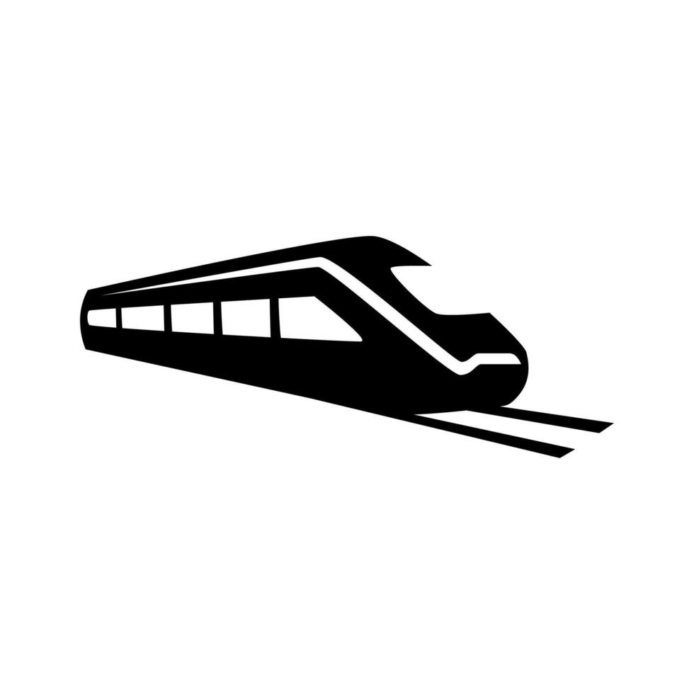 Train icon . Modern Transportation sign Isolated on white background vector
