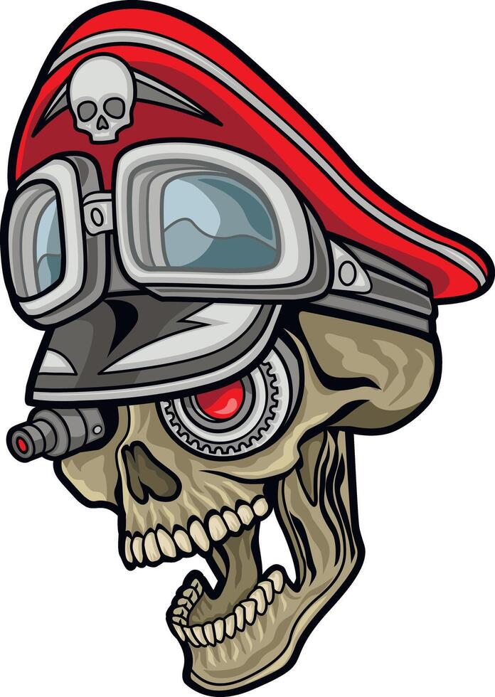 Gothic sign with skull, grunge vintage design t shirts vector