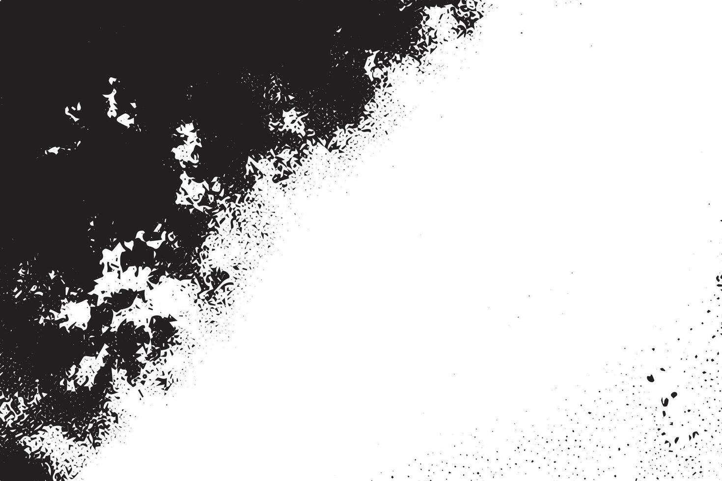 Monochrome Abstract noise, Small particles of debris and dust, Distressed uneven background Grunge texture overlay with rough and fine grains isolated on white background vector
