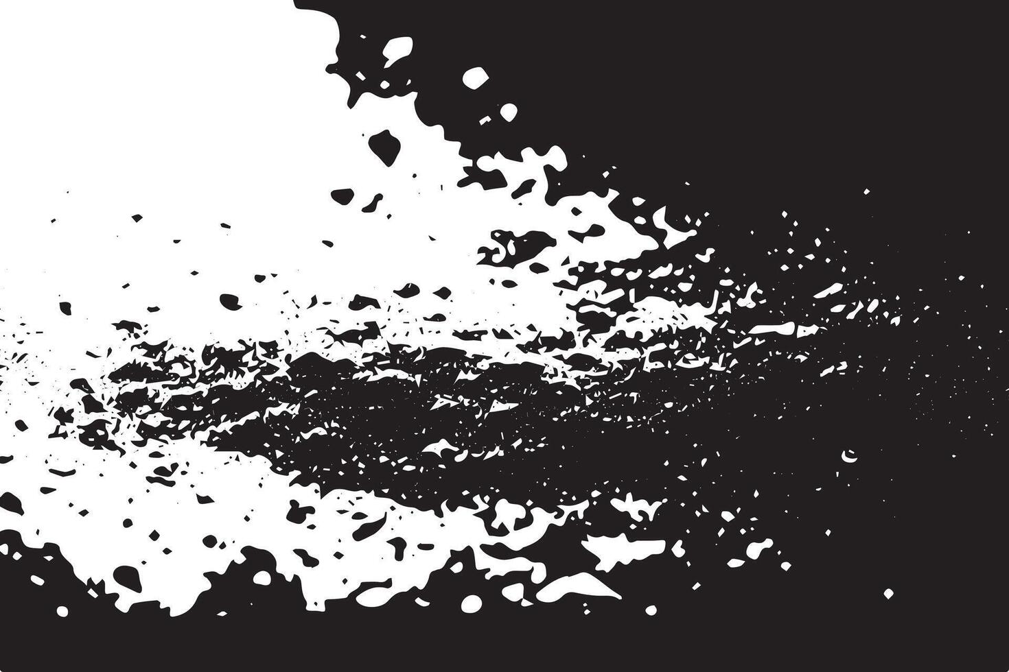 Monochrome Abstract noise, Small particles of debris and dust, Distressed uneven background Grunge texture overlay with rough and fine grains isolated on white background vector