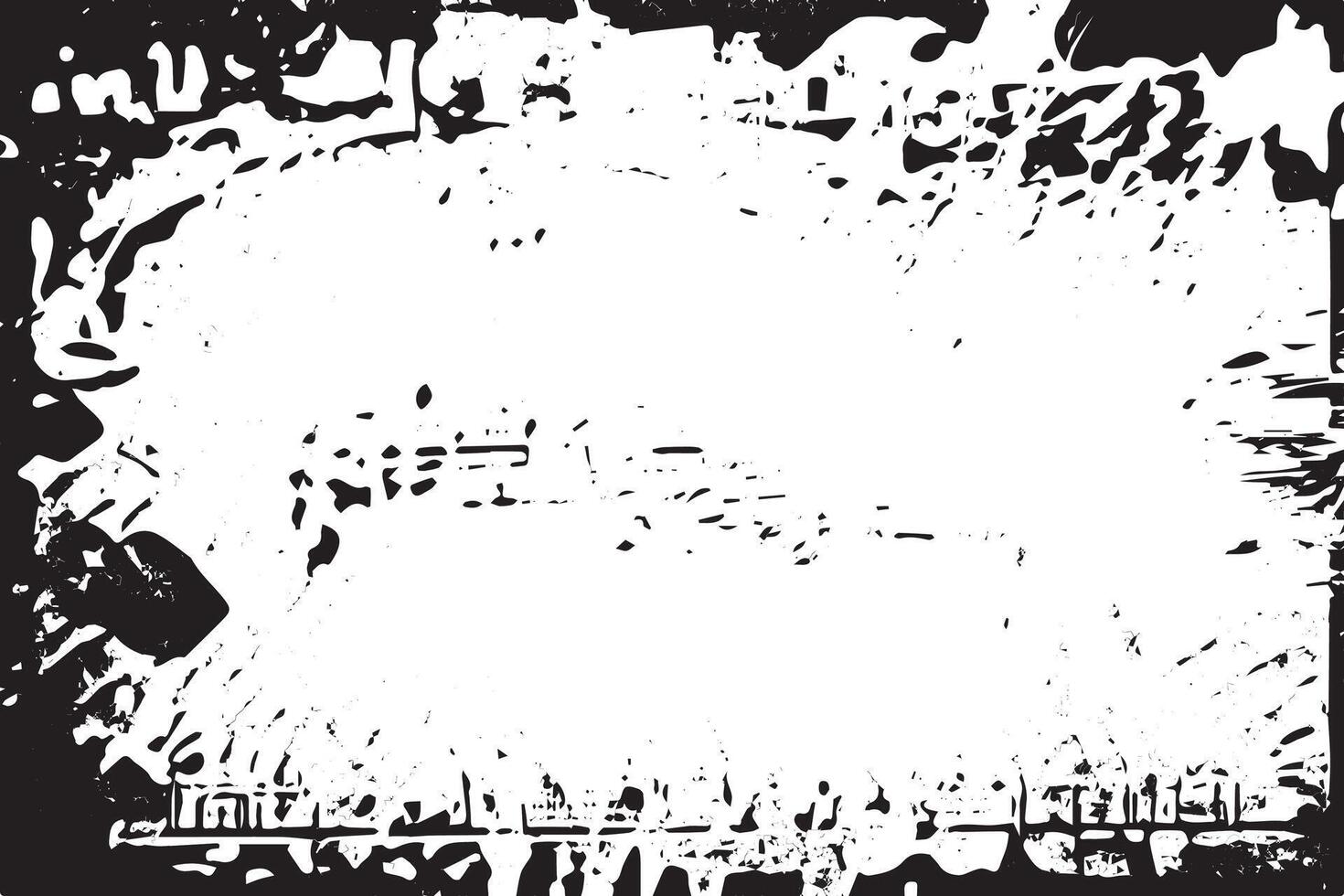 Monochrome Abstract noise, Small particles of debris and dust, Distressed uneven background Grunge texture overlay with rough and fine grains isolated on white background vector