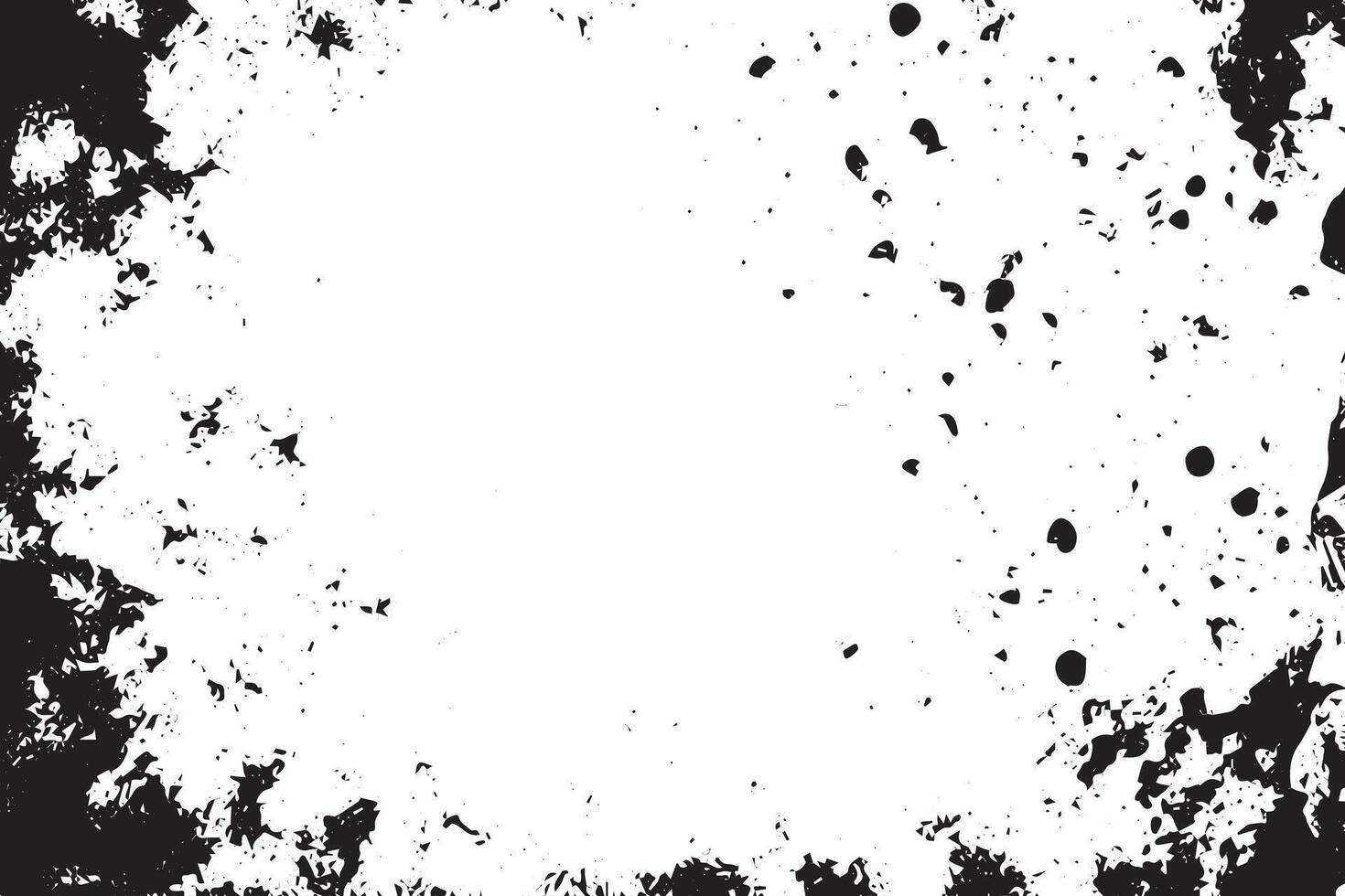 Monochrome Abstract noise, Small particles of debris and dust, Distressed uneven background Grunge texture overlay with rough and fine grains isolated on white background vector